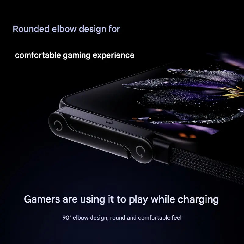 ⏰BLACK FRIDAY SALE🎁JAXVOLT 240W Super Fast Charging 2-in-1 Charging Cable & Phone Stand