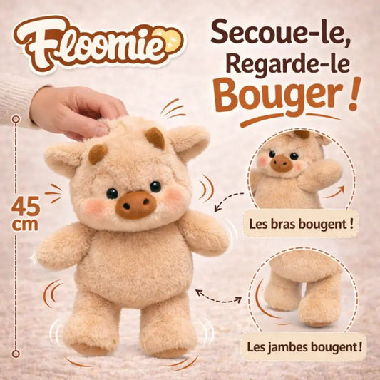 La peluche vache qui court quand on l’agite | Floomie®
