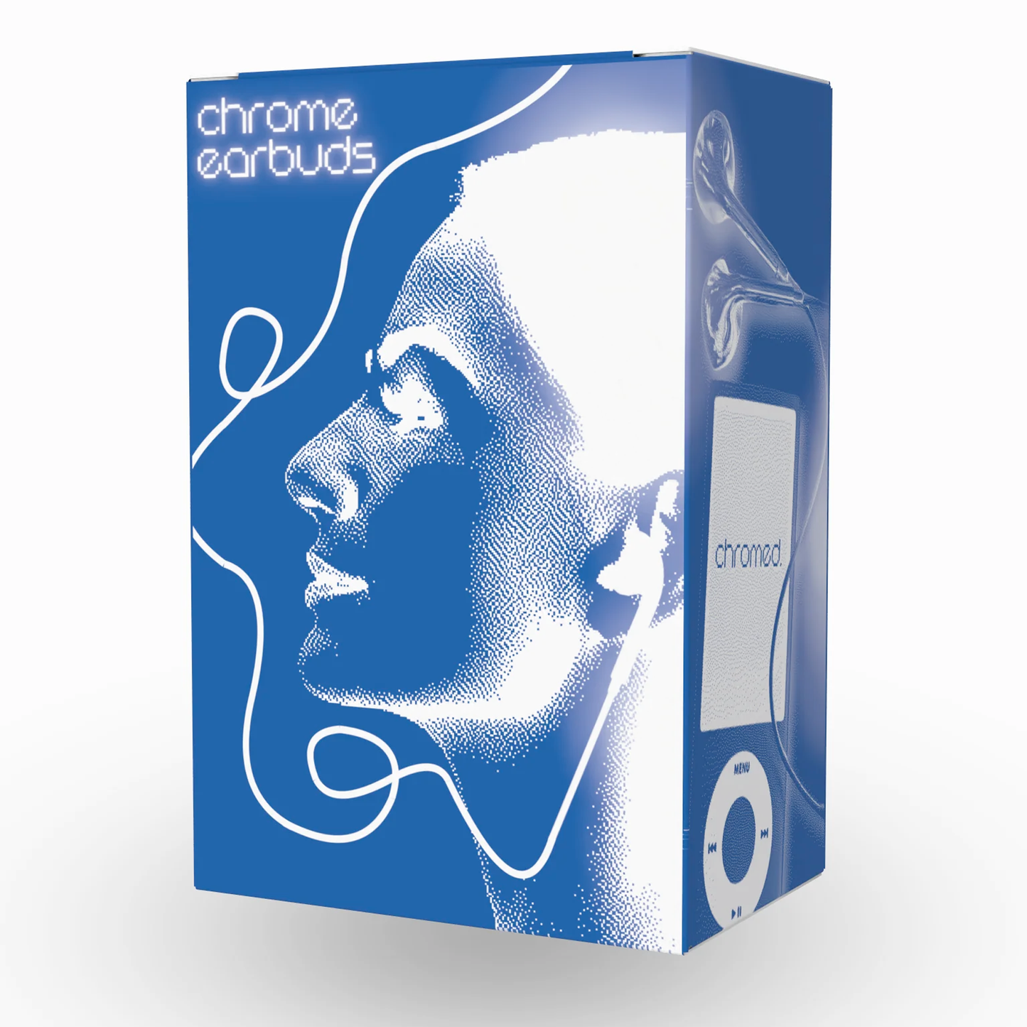 Chrome Finished Wired Earbuds